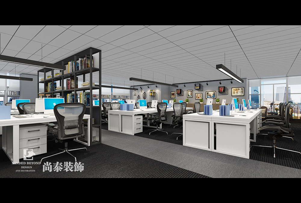 深圳南山區(qū)軟件園動(dòng)畫(huà)公司辦公室裝修設(shè)計(jì) 