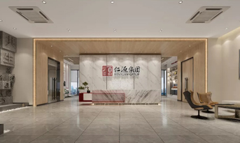 生物科技公司辦公室裝修效果圖，現(xiàn)代簡(jiǎn)約的科學(xué)養(yǎng)生