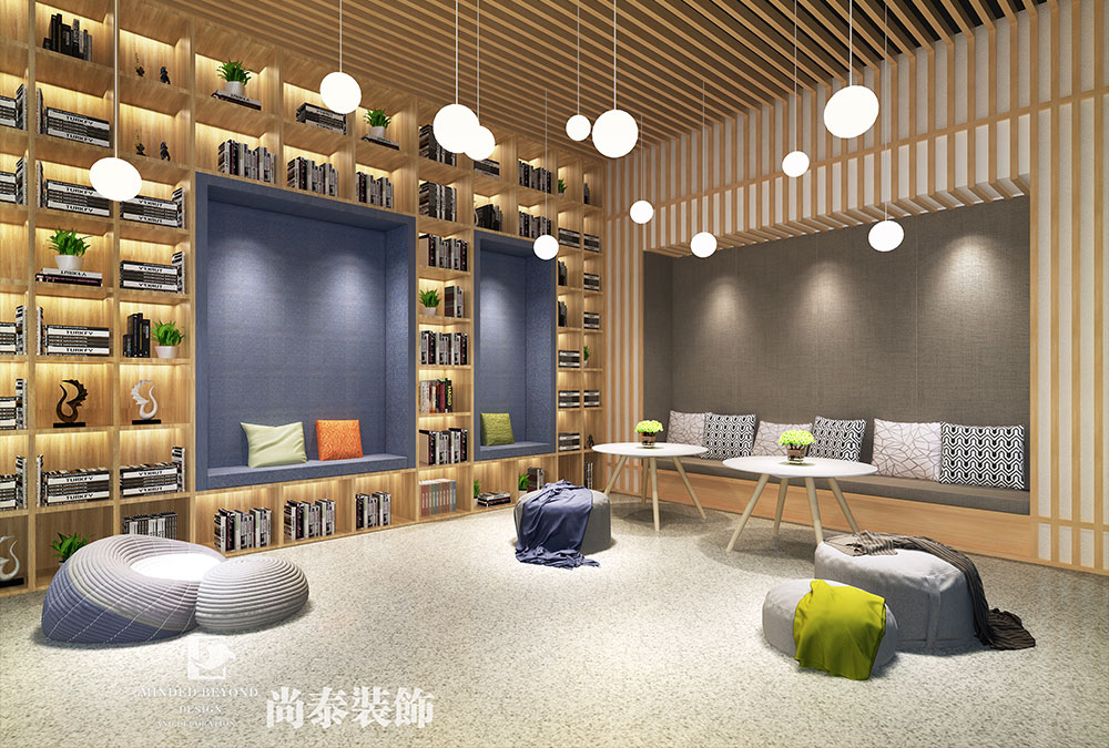 深圳前?；鹦℃?zhèn)金融科技公司辦公室設(shè)計(jì)效果圖 